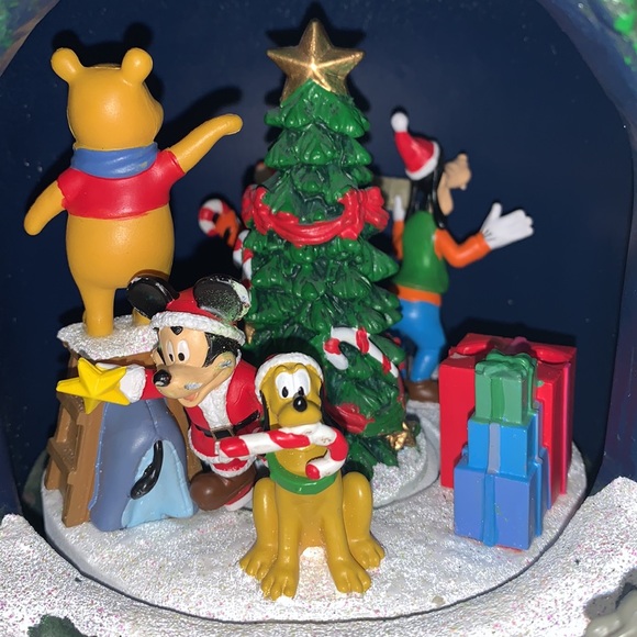 Disney Animated Christmas Tree w/ Music & Rotating Trays Hand Crafted & Painted - Picture 10 of 17